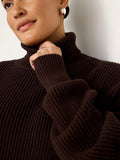 Heavy Cozy Turtleneck in Bark