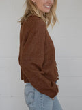 Piper Cardigan in Brown