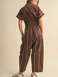 So Jealous Jumpsuit in Brown