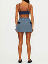 Clyde Skirt in Twilight Tides Geo