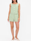 Maren Shorts in Green Gingham
