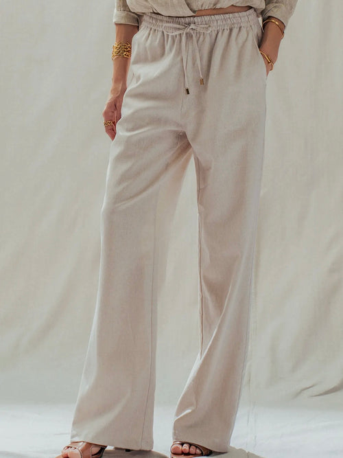 I Like It Linen Pants in Natural