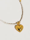 Ulani Beaded Heart Necklace