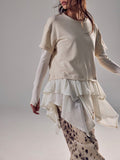 Tattered Love Tee in Summer Sand Combo