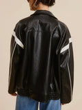 Hello Faux! Bomber Jacket in Black