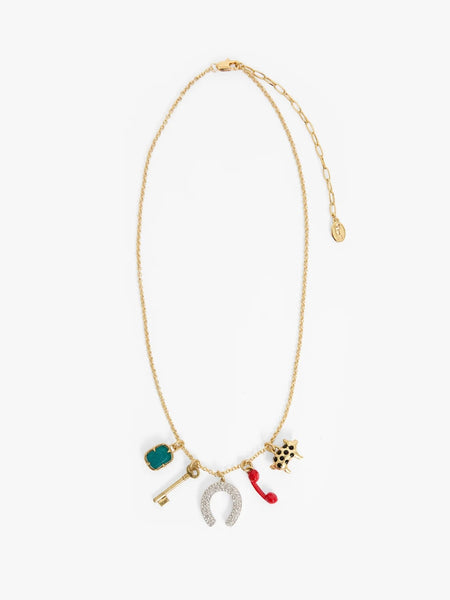 Gigi Charm Necklace 16"