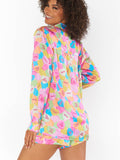Early Riser PJ Set in Candy Crush Silky
