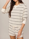 Downtown Striped Short in Cloud