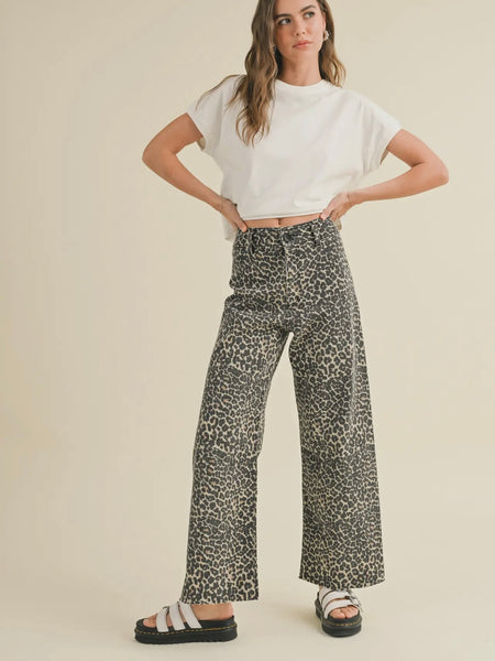 They're Cheetah-licious Pants in Brown