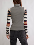 Avery Zip Up in Black Combo