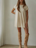 Flare For The Dramatics Tunic in Cream