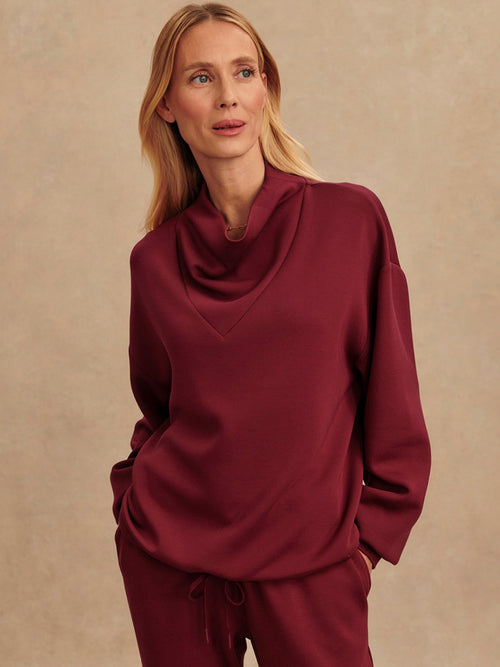 Betsy Sweat in New Maroon