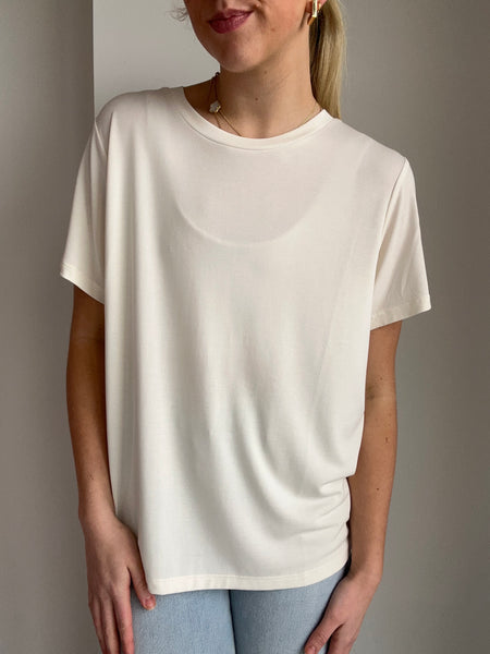 Our Time Tee in Ivory