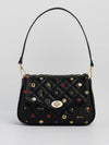 Mary Motif Quilted Crossbody Clutch