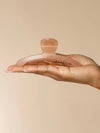 Recycled Plastic Large Arched Clip in Soft Pink
