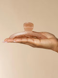 Recycled Plastic Large Arched Clip in Soft Pink