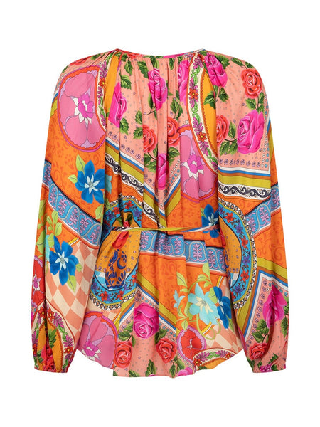Aphrodite Blouse in Rose
