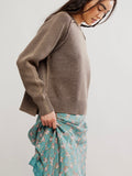 Spring Street Pullover in French Chocolate