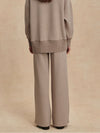 The Extra Wide Leg Pant 29.5 in Taupe Marl