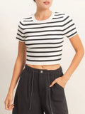 Show Your Stripes Tee in Black