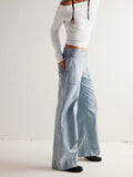 Breezy Denim Pull On Pant in Dusk