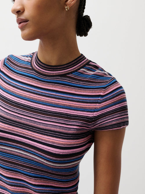 Selene Sweater Tee in Egyptian Blue