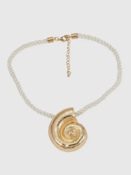 Seychelles Rope Necklace in White