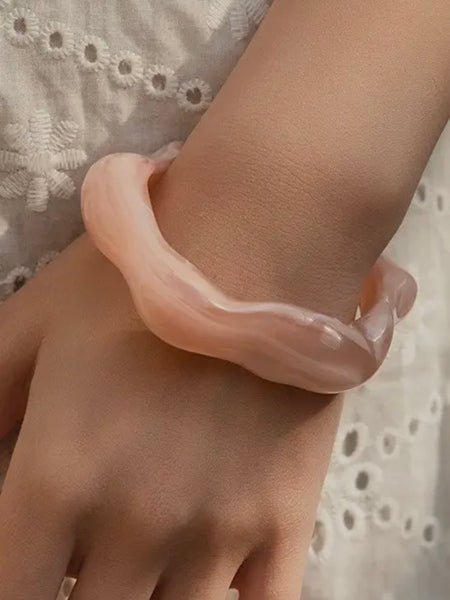 Harley Boxy Crew Tee in Sugar Pink