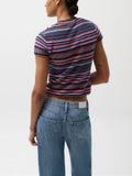 Selene Sweater Tee in Egyptian Blue
