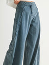 We Scream For Scallops Trouser in Denim