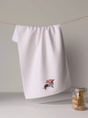 Merry Dachshund Tea Towel