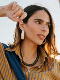 Lucid Glass Bold Necklace in Sage