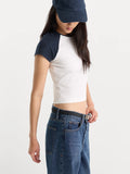 The Raglan Tee in Chalk