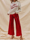 A Sprinkle of Sparkle Pant in Red