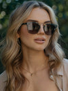 Demi Sunnies in Desert Sage & Brown