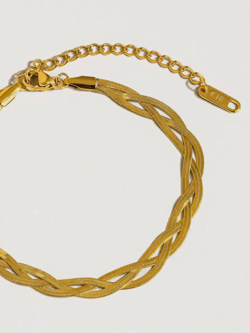 Yvet Braided Snake Chain Bracelet