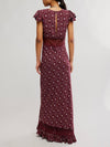 Eternal Soul Maxi in Maroon Geo Combo