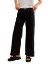 Benji Relaxed Wide Leg Jean in Thea Black