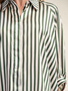 Stripe Season Blouse in Olive