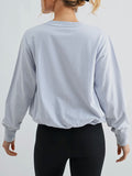 Cozy In The Clouds Sweatshirt in Light Blue