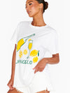 Travis Tee in Limoncello Graphic