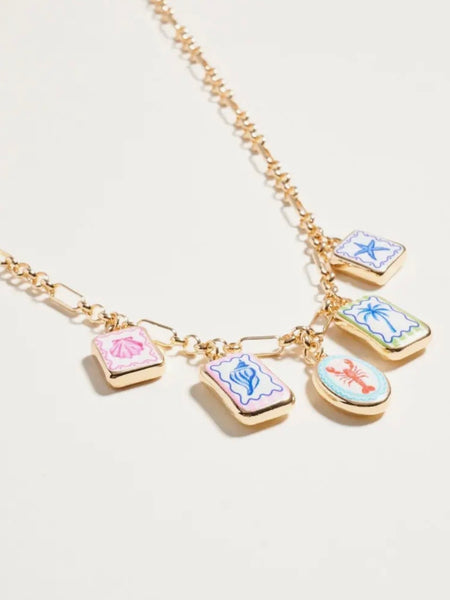 Mediterranean Charm Necklace