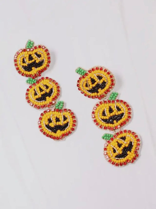 Pam's Pumpkin Drop Earrings