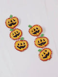 Pam's Pumpkin Drop Earrings