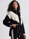 Corson Sherpa Jacket in Black