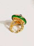 Darla Vintage Statement Multicolor Ring