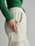 Samson Relaxed Fleece Pant in Egret