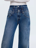 Caleb Stacked Jean in Echo