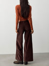 Libre Cord Wide Leg Pant in Shopping Bag