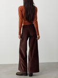 Libre Cord Wide Leg Pant in Shopping Bag
